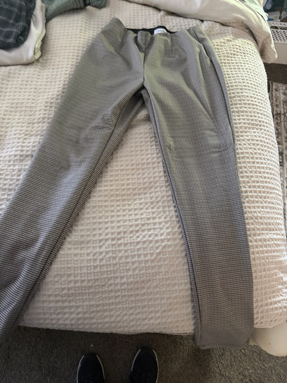 Calvin Klein Black and White Skinny Pants